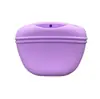 Bolsa de Cintura para Treinamento de Cães ao Ar Livre, Bolsa Magnética de Silicone para Petiscos de Cachorro, Bolsa Portátil de Ração para Passeio e Treinamento de Cães, Bolsa de Cintura de Silicone