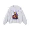 Nova Marca de Moda Chinesa Moletom Estampa Retro Americana Lavado Desgastado com Capuz Solto Top Hoodie Masculino e Feminino Tendência