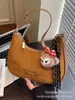 Bolsas Populares para Mujer de Este Año en Otoño e Invierno 2025 Nueva Bolso Cruzado Retro Escarchado Estilo Coreano Bolso de Hombro Bolso Dumpling