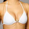 Cadena Decorativa para el Pecho con Mariposa Hueca Estilo Retro Cadena para Bikini Estilo Resort de Playa Cadena Corporal Y2K Accesorio de Pecho para Chica Popular