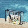 Bolsa de Natação Transparente Bolsa de Praia de PVC Bolsa de Gelatina Bolsa de Mão à Prova d'Água Sacola Plástica de Compras Bolsa de Grande Capacidade para Mulheres