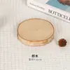 Chip de madera transfronterizo chip de madera material de pintura a mano para bricolaje decoración de jardín de infantes hecha a mano tablero redondo de chip de madera con anillo anual de pino