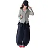 Conjunto de Dos Piezas Estilo Coreano de Otoño para Niñas: Top de cárdigan y pantalones cargo de algodón, atuendo de otoño 2026 para niños mayores