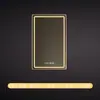 Espejo de Baño Cuadrado de Aluminio Vertical con Sensor Antivaho y Luz, Sensor Inteligente Tmall Genie