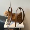 Bolso Transfronterizo de Moda de Nicho con Estampado de Leopardo para Mujer 2026 Nueva Moda Versátil Bolso Cruzado Bolso de Hombro Bolso de Axila Bolso Dumpling