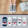 Novas meias de barco invisíveis fofas de menina japonesa com salto amor algodão moda meias de estudante fabricantes atacado