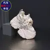 Zapatos de plataforma gruesa para mujer, nuevo modelo primavera 2026, moda con pedrería, zapatos para mujer que aumentan la altura, zapatos deportivos y casuales versátiles