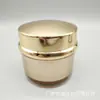 Comercio Exterior 30g Doble Capa Galvanizado Dorado Cosmético Envase Vacío Subempaque Plástico 20 Espesado Boca Ancha Botella para Crema de Ojos Botella de Muestra