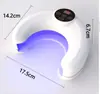 Lámpara de Manicura Popular Transfronteriza de Secado Rápido con Forma de Media Luna Anti-Oscurecimiento de Manos Fuente de Luz Dual Fototerapia Sensor de Uñas Lámpara Telescópica en Forma de U