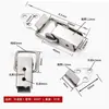 H505 H506 H507 Suministro Directo del Fabricante Pestillo de Acero Inoxidable Cerradura para Caja de Madera Caja de Herramientas Pato Industrial