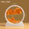 Adorno Creativo de Reloj de Arena con Pintura de Arena Movediza para Sala de Estar, Mueble de TV, Aparador de Vinos, Decoración del Hogar de Lujo Ligero, Regalo para Escritorio de Oficina
