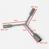 Chave de soquete trigeminal com extensão, chave de soquete hexagonal externa, ferramenta de reparo para máquinas de carro e moto, espinha de peixe