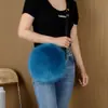 Suministro Transfronterizo de Bolsos de Piel Sintética de Zorro, Bolsos de Peluche Sintético, Bolsos Redondos Pequeños, Bolsos Cruzados, Venta al por Mayor, Pedido de Muestra, Dropshipping