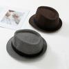 Sombrero para personas de mediana edad y mayores, sombrero de caballero británico para hombres, sombrero de jazz de otoño e invierno para ancianos, sombrero de anciano, sombrero cálido para padre