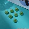Accesorios de Joyería de Aleación Oro Antiguo con Incrustaciones de Imitación de Jade Colección Colgante Hecho a Mano DIY Pulsera Collar Aretes Material Venta al por Mayor