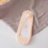 Calcetines de Verano Estilo Coreano para Mujer, de Silicona Antideslizantes Invisibles de Corte Bajo con Suelas de Algodón de Color Puro, Venta al por Mayor desde Zhuji