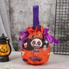 Decorações de Sacola de Doces de Halloween Sacola de Abóbora Portátil Crianças do Jardim de Infância Arranjo de Cena de Doces Sacola de Presente Sacola de Pano