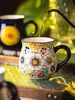 Caneca de Cerâmica Estilo Medieval, Copo de Água Criativo, Caneca de Café da Manhã para Escritório, Caneca Retrô para Casa, Xícara de Chá, Xícara de Café