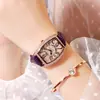 Reloj de Cinturón para Mujer GEDI Douyin Transmisión en Vivo, Reloj Vintage de Forma de Barril para Mujer, Moderno e Impermeable