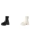 Primeiro Encontro Temporada Botas Slim Femininas Salto Grosso Novo Estilo Outono/Inverno Aumento Interno de Altura Sola Grossa Botas Martin para Mulheres Baixas