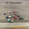 Contas de esmalte de seda embutidas feitas à mão DIY contas cloisonne pulseira acessórios de joalheria furo reto bola para cordão