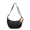 Bolso cruzado para mujer, gran capacidad, bolso ligero tipo dumpling, nuevo modelo Ins estilo coreano, bolso sencillo para estudiante, bolso de hombro de moda para mujer