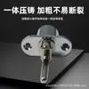 Fechadura de Gaveta de Mesa de Escritório, Fechadura de Porta de Armário de Arquivo com Articulação, Fechadura Tripla de Ferro para Gaveta de Armário de Móveis Integrado de Três Peças