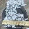 Acabamento de renda de cílios em brocado de algodão de 6CM do fabricante, acabamento de renda com fio de folha para lingerie, vestidos de casa e roupas