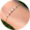 Estilo Coreano Fresco e Simples Versátil Pulseira de Pérolas Única ou Múltiplas Moda de Nicho Joias de Temperamento Feito à Mão