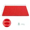 Molde de silicona para galletas de 468 cavidades molde de silicona de 468 cavidades para pastel de semicírculo chocolate molde para congelador de mascotas Making Mold