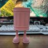 Ins Soporte para Bolígrafos Boca Grande Lindo Estudiante de Aspecto Sofisticado Escritorio Gran Capacidad Papelería Cubo de Almacenamiento Simple Americano Retro