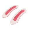 Adesivos de Salto Gota D'água Bicolor, Adesivos para Sapatos de Salto Alto, Adesivos Anti-Atrito, Adesivos de Silicone para Calcanhar, Adesivos para Bolhas, Adesivos para Pés Impermeáveis Respiráveis Anti-Atrito