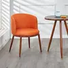 Juego de mesa y sillas de comedor de imitación de madera maciza nórdica, mesa redonda creativa de ocio minimalista moderna para apartamentos pequeños, sillas para cafetería