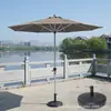 Sombrilla de Exterior, Sombrilla de Patio, Sombrilla de Sol, Sombrilla para Puesto de Campamento, Sombrilla de Jardín con Columna Central para Protección Solar, Sombrilla de Playa de Ocio con Manivela