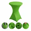 Funda Elástica para Mesa de Cóctel Transfronteriza Funda para Mesa Redonda de Banquete de Hotel Amazon Color Sólido Funda para Mesa Redonda de Cóctel de Bar