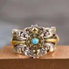 Pulseira de Anel Masculino Personalizada em Forma de Cruz com Esmalte Colorido Transfronteiriço, Pulseira Aberta Simples Retro da Moda de Nicho