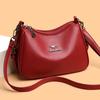 Bolsos para Mujer 2025 Nuevo Bolso de Hombro Ropa de Trabajo Versátil Cruzado Moda Elegante Cuero Suave Gran Capacidad Bolso para Madre de Mediana Edad
