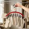 Varal multi-clip moderno em formato de Daruma, estilo chinês, para uso doméstico e em dormitórios, adequado para secar meias e roupas íntimas, varal multifuncional de armazenamento e secagem