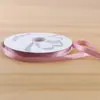 80 Yardas Poliéster Color Puro con 1cm de Ancho Ramo de Flores Material para Envoltura de Regalos Cinta para Empaque de Pastelería al por Mayor