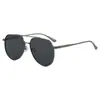2025 Nueva Moda Metal Retro Protección Solar Polarizados Gafas de Sol para Mujer Gama Alta Modernas Para Conducir y Pescar Espejo Sapo 9597