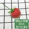 Espuma de morango sintético frutas falsas adereços de exibição para fotografia de vitrine display