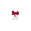 Joia para Manicure Diamante Cristal Sino Transparente Decoração de Unha de Natal Diamante Vermelho Celebridade Cyber Pingente de Joia Laço