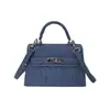 Bolso Texturizado para Mujer 2024 Primavera y Verano Nueva Moda Denim Bolso Kelly Estilo Coreano Nicho Versátil Bolso Cruzado para Mujer