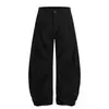 Pantalones Casuales de Plisado de Cimitara Tendencia Americana de Nicho 2025 de Alta Gama Sueltos con Caída Color Sólido Nuevo Estilo para Hombres y Mujeres