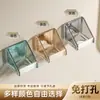 Suporte para Sabonete Líquido sem Furos, Gancho Forte de Parede para Banheiro, Prateleira de Armazenamento para Shampoo e Sabonete Líquido