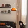 Luminária de chão estilo francês, luz ambiente simples de pôr do sol, luminária de design para sala de estar, luminária de chão de luxo leve para colocar ao lado do sofá