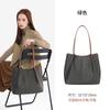 Nova Bolsa de Ombro Feminina Multi-Compartimentos Shouldcat Nylon com Couro Bolsa Tote de Grande Capacidade