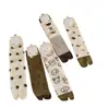 Songmu Songmu "Serie de Ilustraciones de Perros" Calcetines de Media Caña Sin Costuras con Dedos Divididos, Lindos Calcetines de Algodón Holgados Estilo Japonés para Mujer
