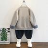 Chaqueta de Primavera para Niños 2026 Nueva Elegante Ropa de Primavera y Otoño para Niños Tejido de 3 Piezas Cárdigan de 4 Piezas para Gateadores de 5 Piezas para Bebés de 6 Piezas Suéter de 7 Piezas de 8 Años