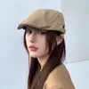 Boina Invertida Yuppie Nueva para Mujer Verano y Otoño Sombrero de Boina Fino Retro Moda Coreana Casual Tendencia Sombrero Adelantado